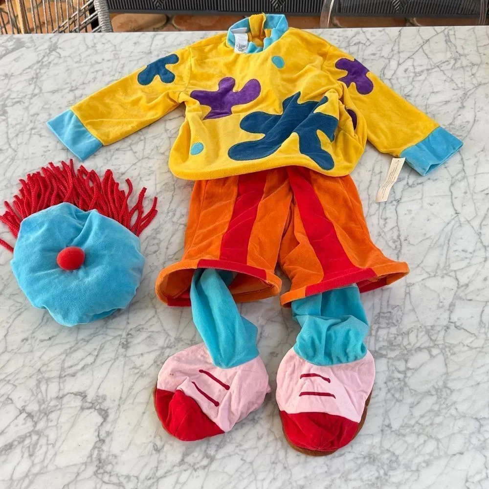 Disney Jojo Circus Clown Costume Sz XS 4/5T NWT